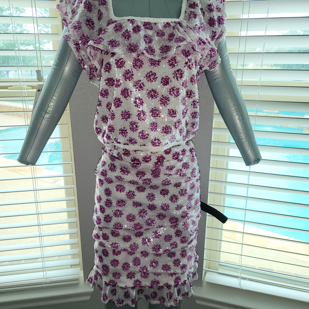 River Island Purple Floral Kids Matching Set